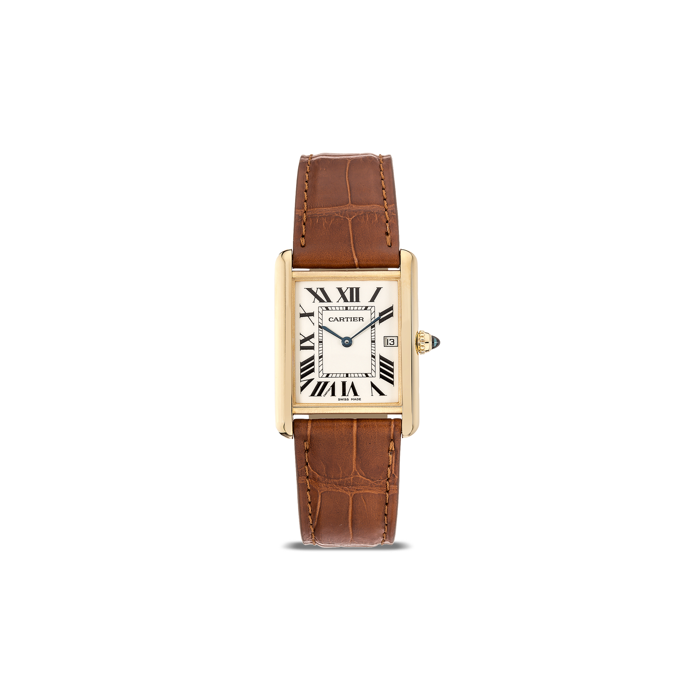 CARTIER TANK LOUIS YELLOW GOLD QUARTZ 34MM W1529756